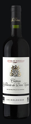 Côtes de Bordeaux Bio - Château le Parvis de Dom Tapiau à Camblanes et Meynac