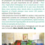 Bientôt tous au bio ? - Magazine de la commune de Camblanes et Meynac - Mars 2019