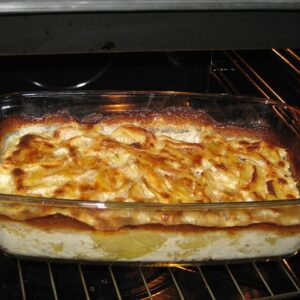 Gratin de radis blanc à la béchamel