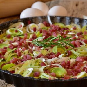 Quiche aux poireaux