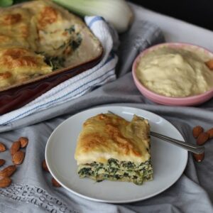 lasagnes chèvre épinards