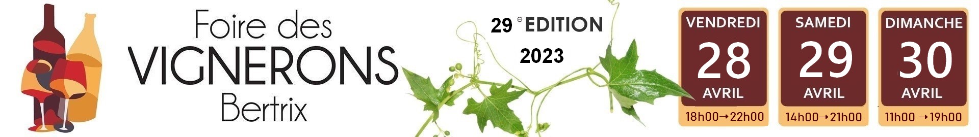 Entrée gratuite pour la foire de Bertrix édition 2023  !