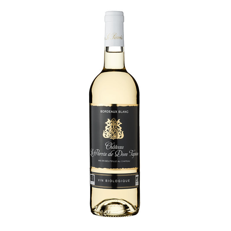 Bouteille de vin Blanc - Château le Parvis de Dom Tapiau - Vin Biologique