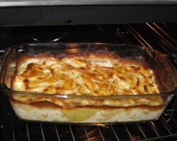 Gratin de radis blanc à la béchamel