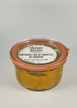 Tartinable bio de Carottes au romarin (100g)