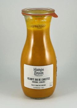 Velouté bio de carottes, gingembre, échalotes (1 litre)