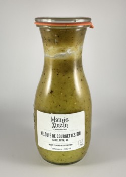 Velouté de courgettes bio, sauge, thym, ail (500 ml)
