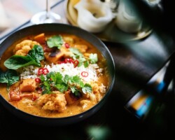 Curry d'aubergines