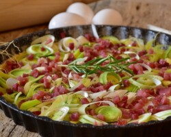 Quiche aux poireaux