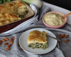 lasagnes chèvre épinards